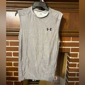 Under Armour Men's Gray Sleeveless Shirt